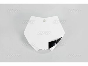 UFO Etunumerokilpi KTM125-525 SX/SXF 07-12 Valkoinen