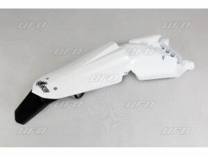 UFO Takalokasuoja Enduro takavalolla HVA TC/TE250-510 08- Valkoinen  041