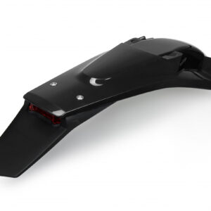 UFO Rear Fender Enduro LED HVA TE/FE 150-501 2017-19 Musta 001
