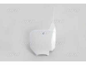 UFO Etunumerokilpi CR80/85 96- ,CRF150R 2007- Valkoinen  041