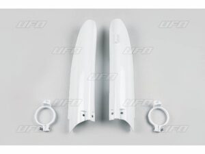 UFO Etuhaarukan suojat RM125/250 04-,RMZ450 -06 Valkoinen