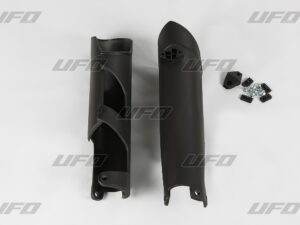 UFO Etuhaarukan suojat KTM125- EXC 08-,SX/SXF 07-14 Musta 001