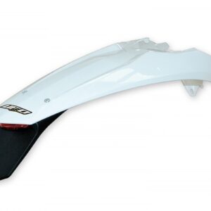 UFO Rear Fender Enduro LED EXC/EXC-F 125-500 2012-16 Valkoinen 047