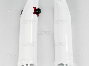 UFO Starttinappi/Etuhaarukan suojat CRF250 10-17,CRF450 09-12 Valkoinen