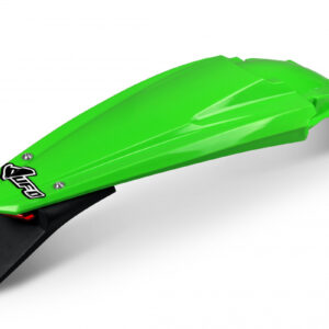 UFO Rear fender with enduro led KX250F 17-20  KX450F 16-18 green 026
