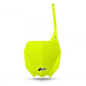 UFO Etunumerokilpi YZF250 19- / YZ450F 18- Fluo Yellow DFLU
