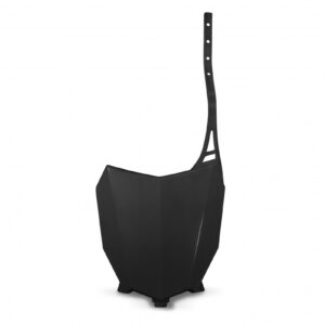 UFO Front number plate CRF110F 2019- Musta 001