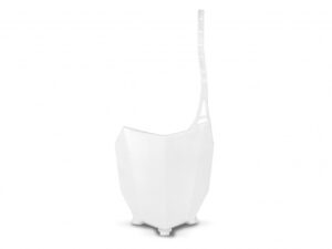 UFO Front number plate CRF110F 2019- Valkoinen041