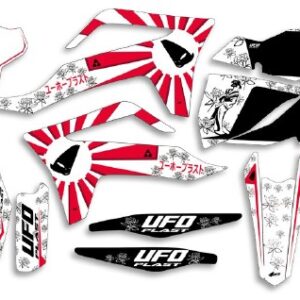 UFO Graphic Kit MC125/450 2021- Akaishi White