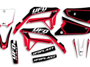 UFO Graphic Kit CRF250R 2022-,CRF450R 2021- Stokes Black
