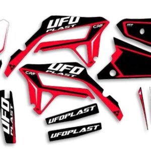 UFO Graphic Kit CRF250R 2022-,CRF450R 2021- Stokes Black