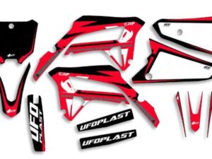 UFO Graphic Kit CRF250R 2022-,CRF450R 2021- Apodis Black