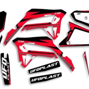 UFO Graphic Kit CRF250R 2022-,CRF450R 2021- Apodis Black