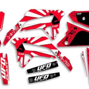 UFO Graphic Kit CRF250R 2022-,CRF450R 2021-  Akaishi Red
