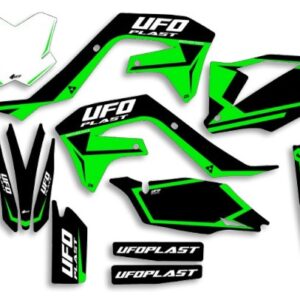 UFO Graphic Kit KX250F 2021-,KX450F 2019- Stokes Black