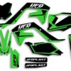 UFO Graphic Kit KX250F 2021-,KX450F 2019- Stokes Neon Green