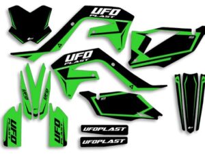 UFO Graphic Kit KX250F 2021-,KX450F 2019- Stokes Neon Green