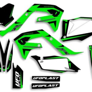 UFO Graphic Kit KX250F 2021-,KX450F 2019- Apodis Black