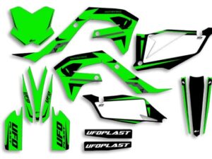 UFO Graphic Kit KX250F 2021-,KX450F 2019- Apodis Neon Green
