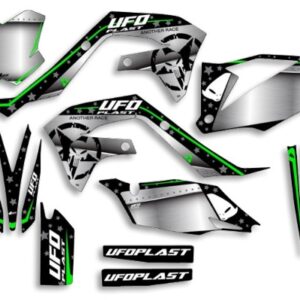UFO Graphic Kit KX250F 2021-,KX450F 2019- Stardust Black