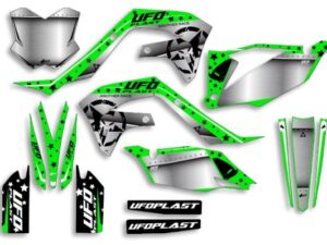 UFO Graphic Kit KX250F 2021-,KX450F 2019- Stardust OEM