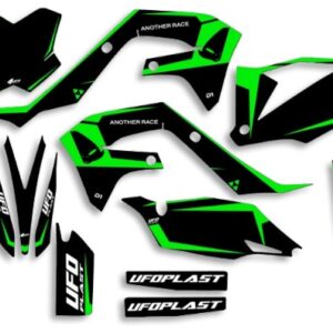 UFO Graphic Kit KX250F 2021-,KX450F 2019- Tecna Black