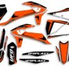 UFO Graphic Kit SX/SX-F 125/450 2019- Apodis Black