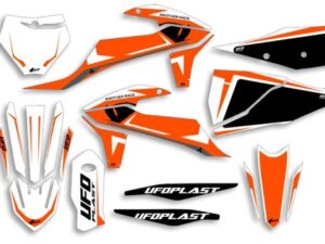 UFO Graphic Kit SX/SX-F 125/450 2019- Apodis White