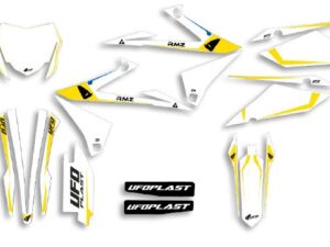 UFO Graphic Kit RM-Z 250 2019- /450 2018- Tecna White