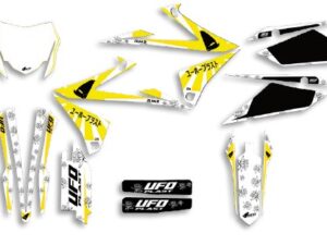 UFO Graphic Kit RM-Z 250 2019- /450 2018- Akaishi White