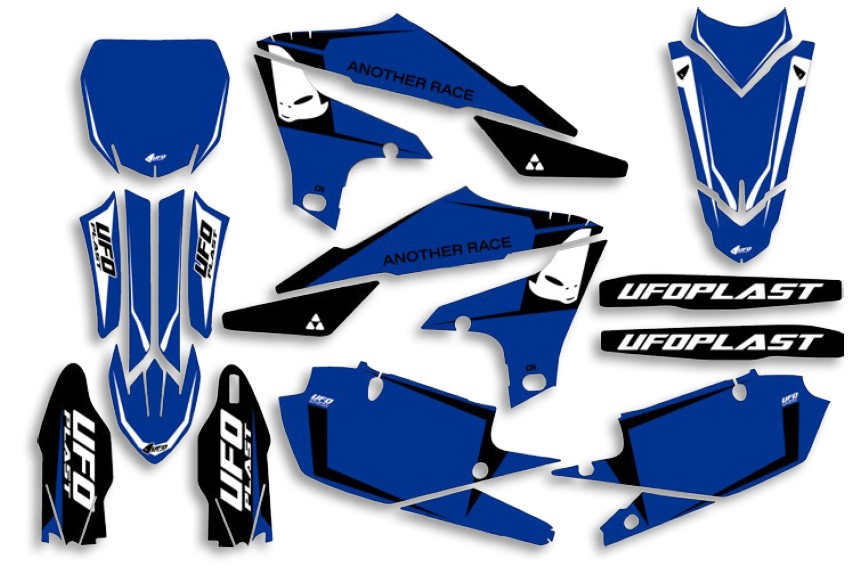 UFO Graphic Kit YZ 250F 2019- /450 2018- Tecna Blue