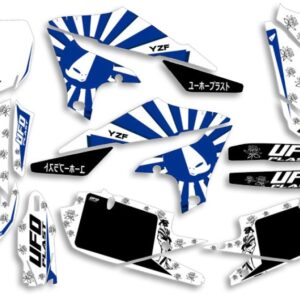 UFO Graphic Kit YZ 250F 2019- /450 2018- Akaishi White
