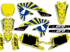 UFO Graphic Kit YZ 250F 2019- /450 2018- Akaishi Neon Yellow