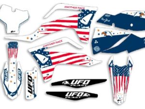UFO Graphic Kit MC/MC-F 2021- Patriot White