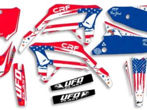 UFO Graphic Kit CRF250R 2022-,CRF450R 2021-  Patriot Red