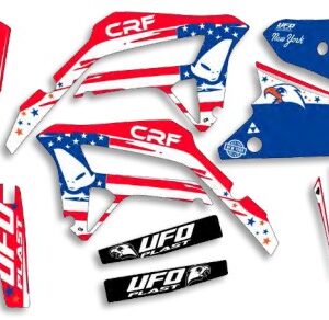 UFO Graphic Kit CRF250R 2022-,CRF450R 2021-  Patriot Red