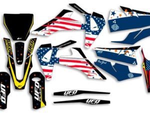 UFO Graphic Kit TC/FC 125/450 2019- Patriot Black