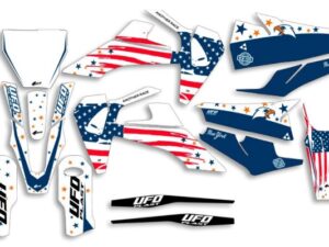 UFO Graphic Kit TC/FC 125/450 2019- Patriot White