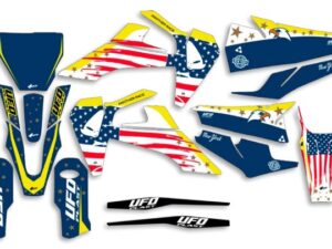 UFO Graphic Kit TC/FC 125/450 2019- Patriot Blue