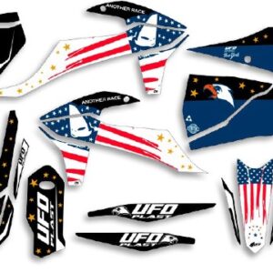 UFO Graphic Kit SX/SX-F 125/450 2019- Patriot Black