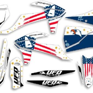 UFO Graphic Kit SX/SX-F 125/450 2019- Patriot White