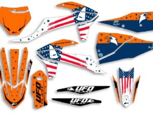 UFO Graphic Kit SX/SX-F 125/450 2019- Patriot Neon Orange
