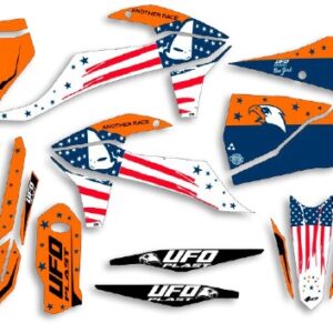 UFO Graphic Kit SX/SX-F 125/450 2019- Patriot Neon Orange