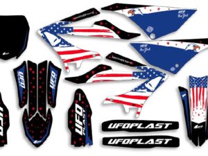 UFO Graphic Kit YZ 125/250 2022- Patriot Black