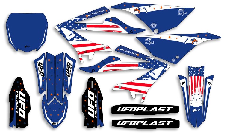 UFO Graphic Kit YZ 125/250 2022- Patriot OEM