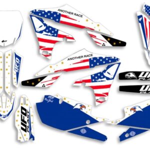 UFO Graphic Kit YZ 250F 2019- /450 2018- Patriot White