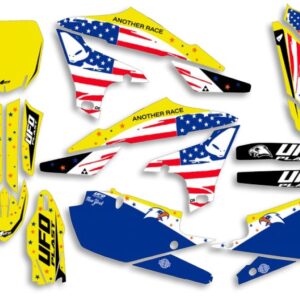 UFO Graphic Kit YZ 250F 2019- /450 2018- Patriot Neon Yellow