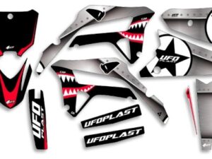 UFO Graphic Kit CRF250R 2022-,CRF450R 2021- Thunder Black
