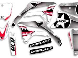 UFO Graphic Kit CRF250R 2022-,CRF450R 2021-  Thunder White