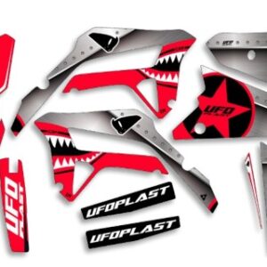 UFO Graphic Kit CRF250R 2022-,CRF450R 2021-  Thunder Red